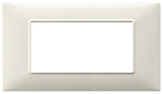 Vimar Plana placca 4 moduli colore bianco granito 14654.06