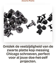 Viti a Testa Antico Stile - Viti Chicago - Viti a Clessidra - Viti a Spillo - Viti a Metallo - 20 Unità 8mm/5mm
