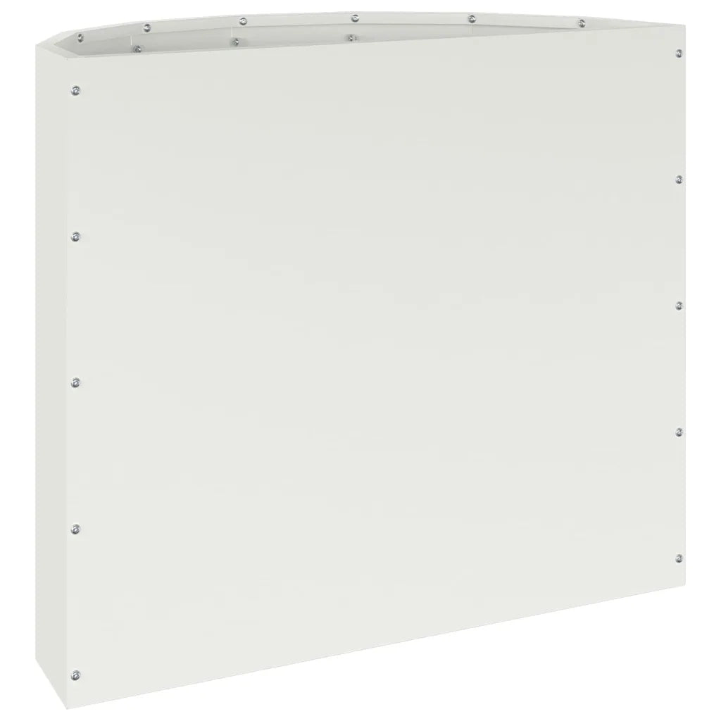 Fioriera Bianco 60 x 30 x 50 cm Acciaio 883718