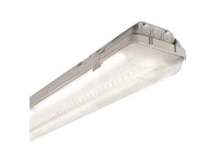 PLAFONIERA STAGNA SENZA TUBI LED SAVING STAGNA  2 tubi da9w  mm.674x121x82h    BEGHELLI