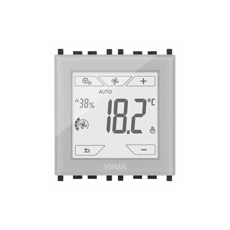 02951.Bn Termostato Touch Domotico 2M Neutro