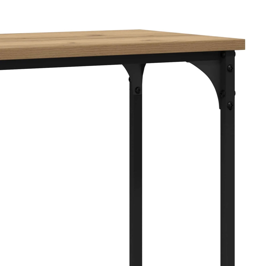 Tavolo consolle rovere artigianale 160 x 29 x 80 cm