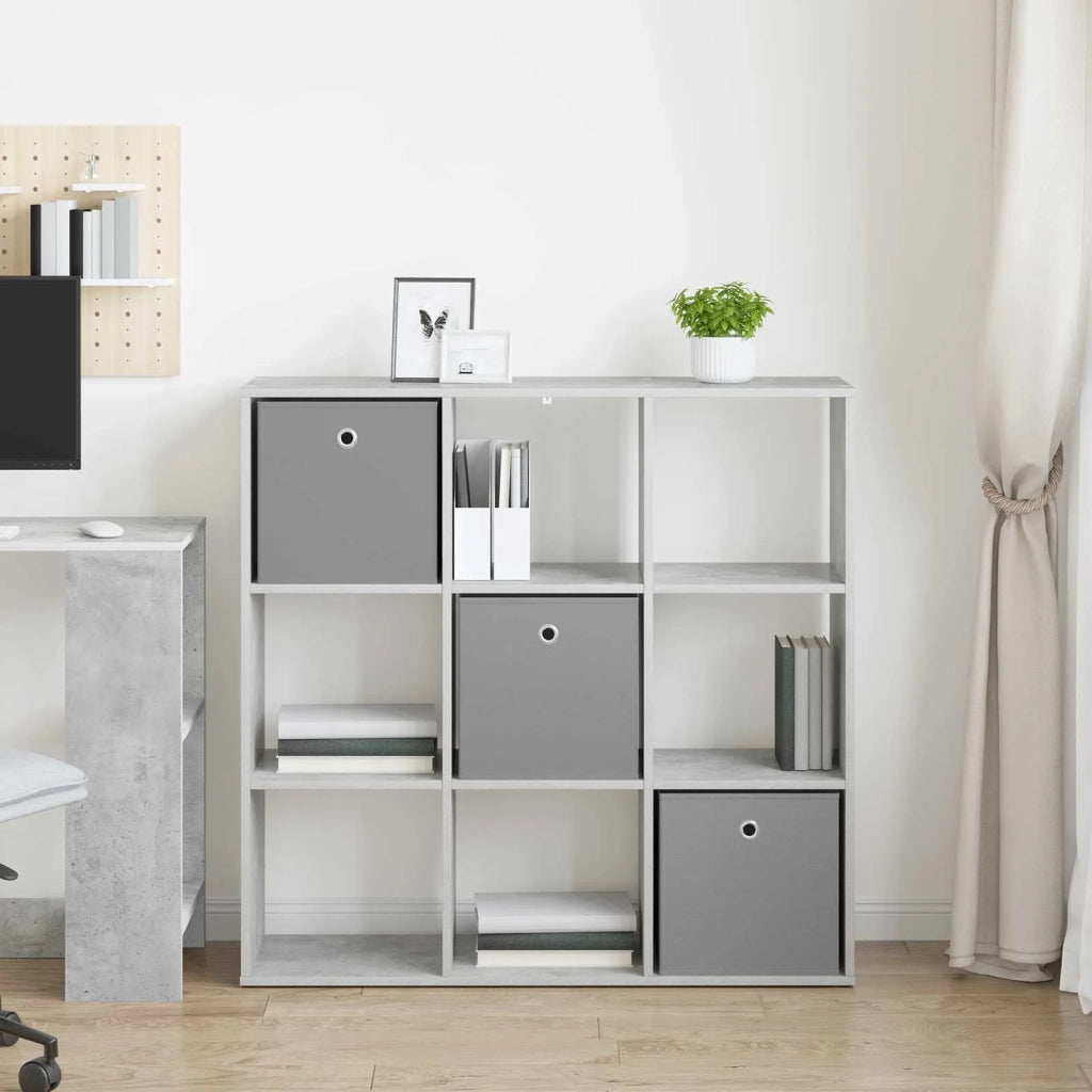 Credenza con cassetto Grigio cemento 102 x 31 x 99,5 cm 8000495