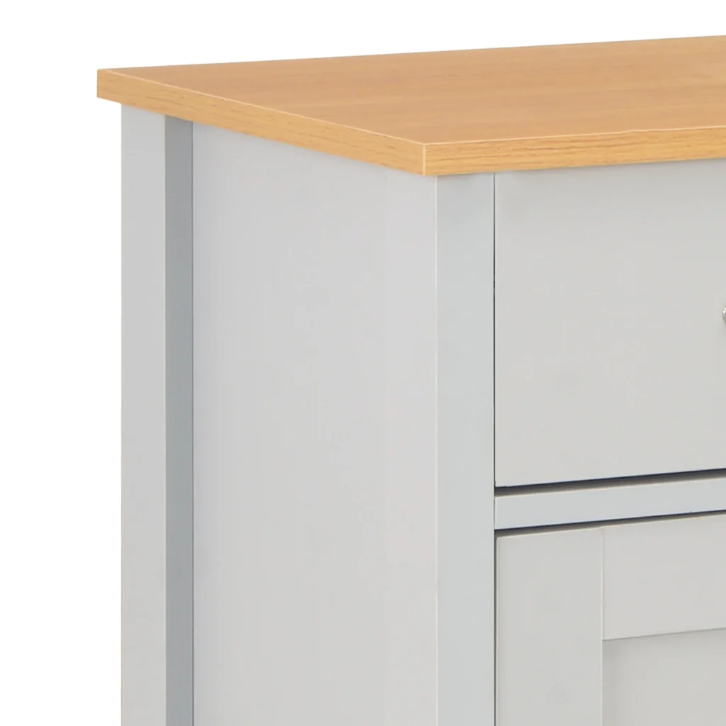 Credenza-Buffet-Armadio da cucina Grigia 79x35x81 cm