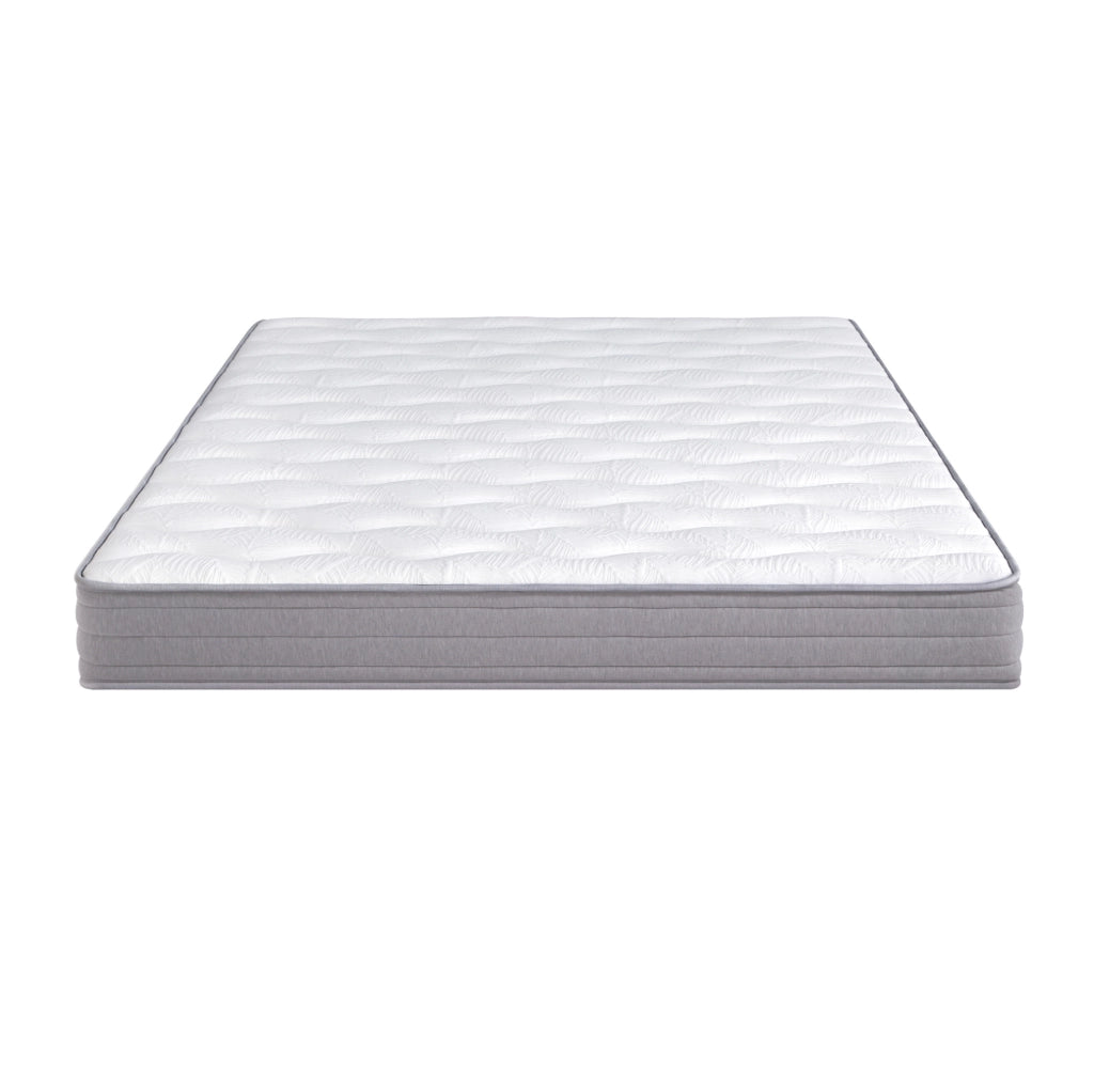 Materasso a molle 160 x 200 cm, altezza 20 cm, bianco, ergonomico e arrotolato