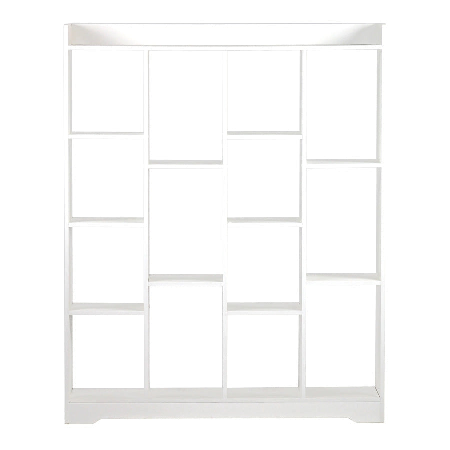 Libreria design moderno 150x120 cm Bianca