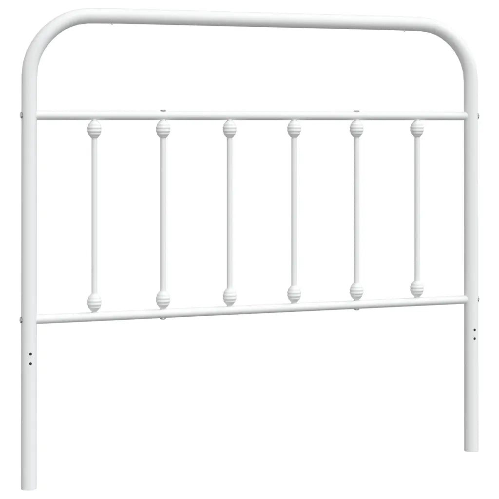 Testiera in Metallo Bianco 107 cm