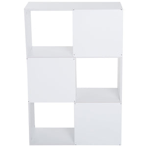 Libreria 3 Ripiani 91,5x29,5x61,5 in Legno  Bianco