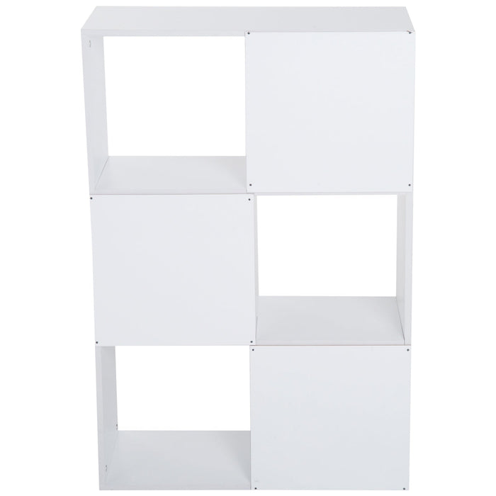 Libreria 3 Ripiani 91,5x29,5x61,5 in Legno  Bianco