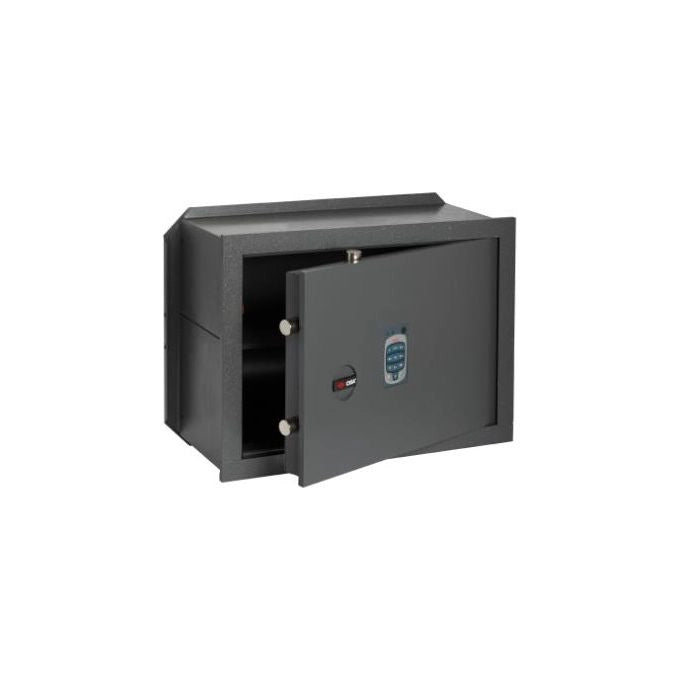Cisa 182710400 DGT Vision Cassaforte a Muro Elettronica Combinatore 12 Cifre Frontale Acciaio 10 mm 42x30x20 cm colore Grigio