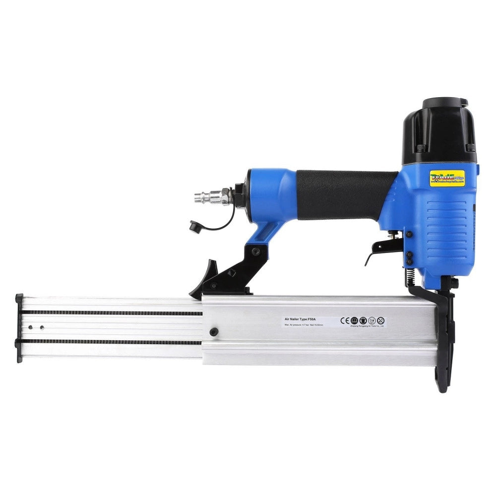 Trade Shop - Chiodatrice Spillatrice Aria 2 Funzioni Sparachiodi Pistola Per Chiodi 10 50 Mm -