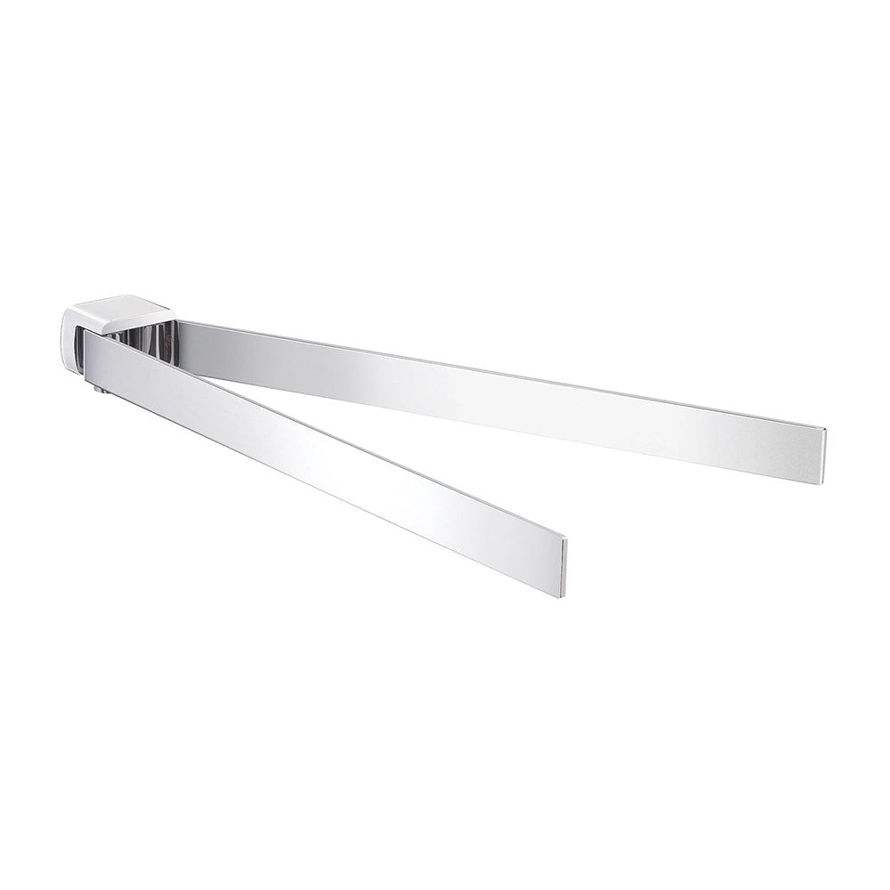 Portasalviette a snodo a muro 36 cm Gedy in ottone cromato | Pirenei