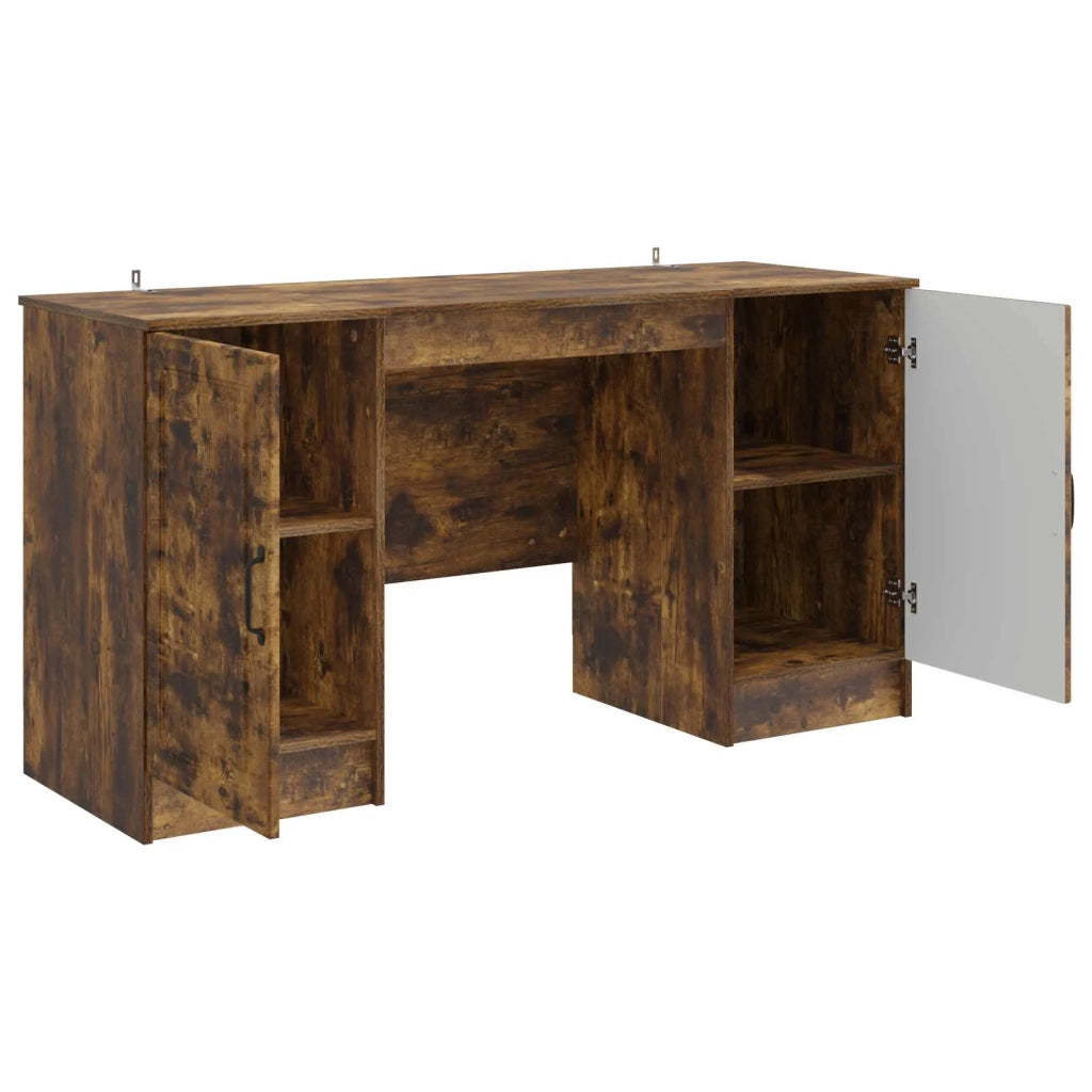 Scrivania Rovere Fumo 142,5 x 50 x 75 cm Legno ingegnerizzato 3414644