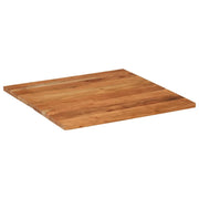 Piano Tavolo | Superficie Tavolo | Piano Scrivania 70x70x3,8 cm Quadrato Legno Massello di Acacia