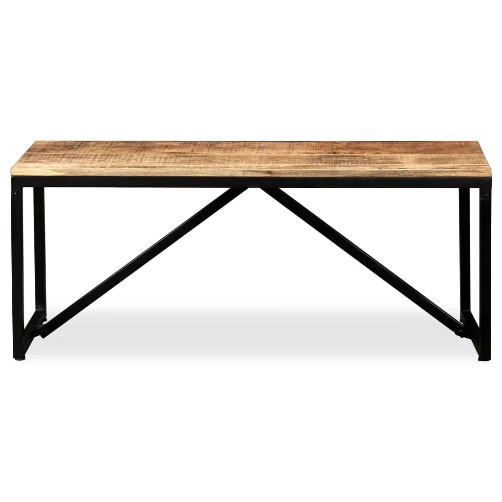 Panca 110 x 35 x 45 cm in legno massello di mango 02_0021235