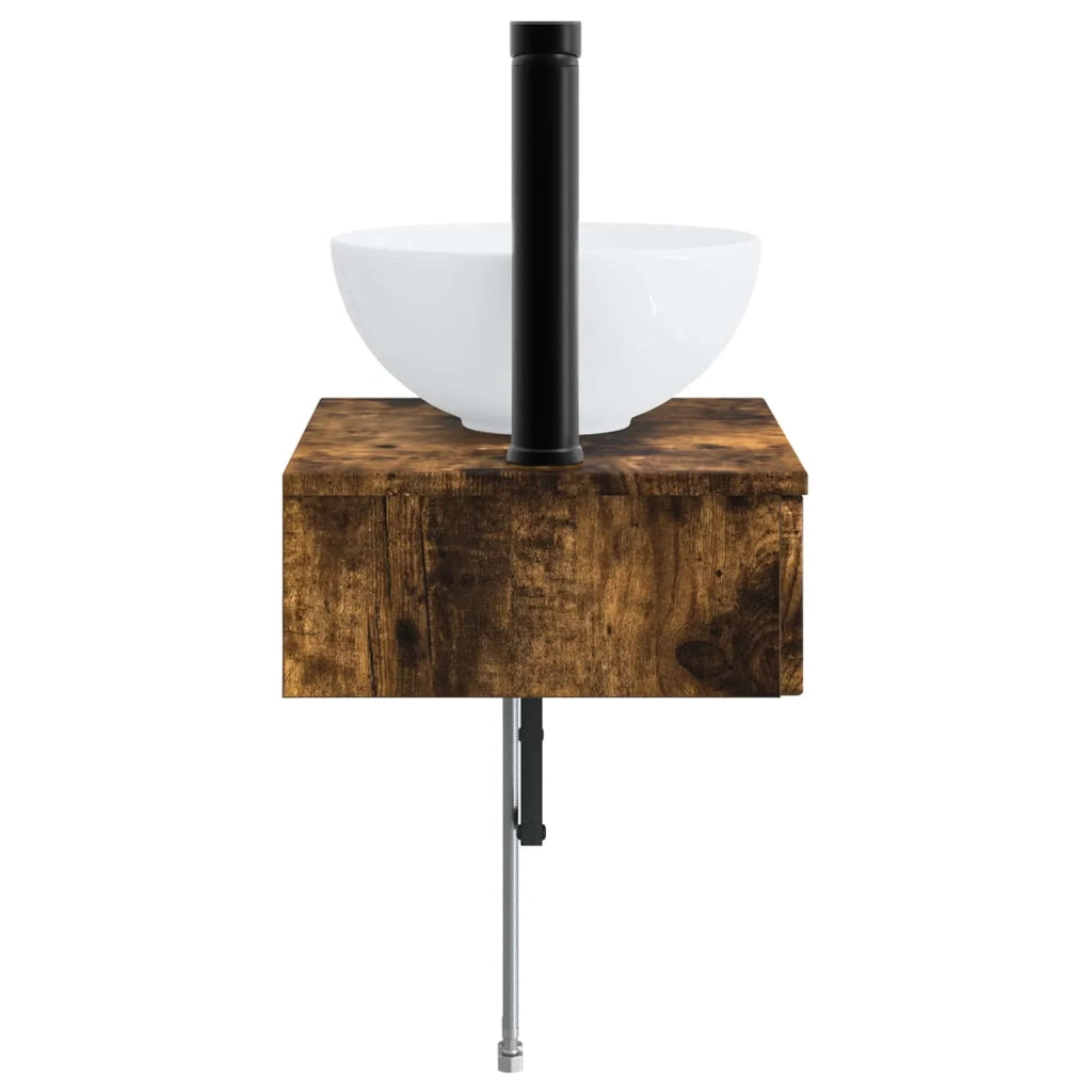 Lavabo da Parete Rovere Fumo 40 x 35 x 39 cm