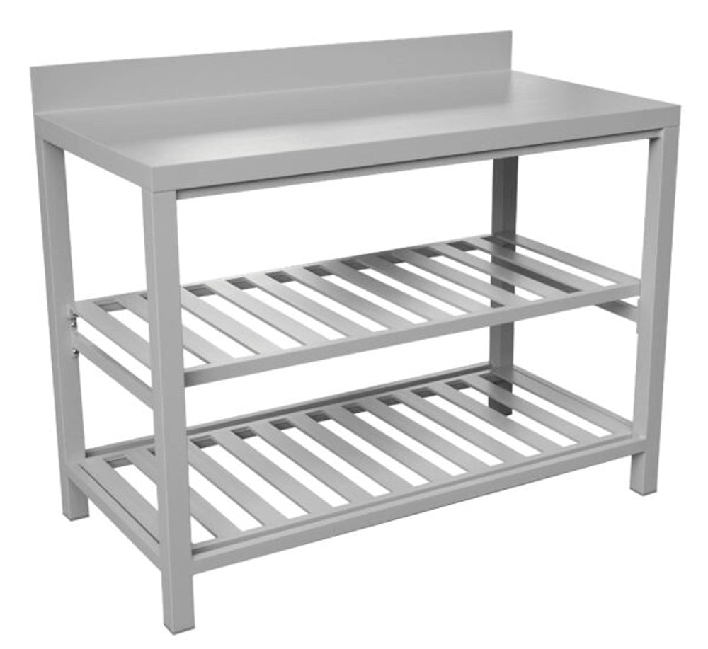 Modulo cucina a ripiani Grenwood grigio creta 120x60