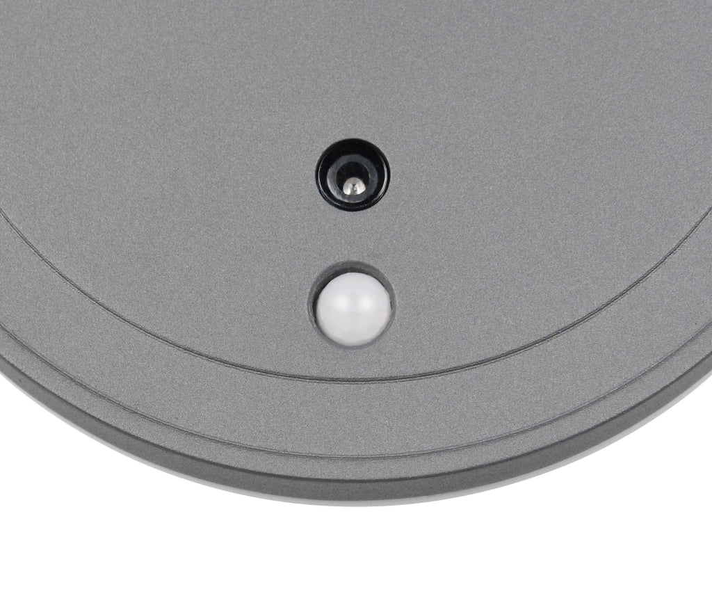 Applique da esterno LED ricaricabile, c/sensori, tonda, D 14 cm, Fortaleza