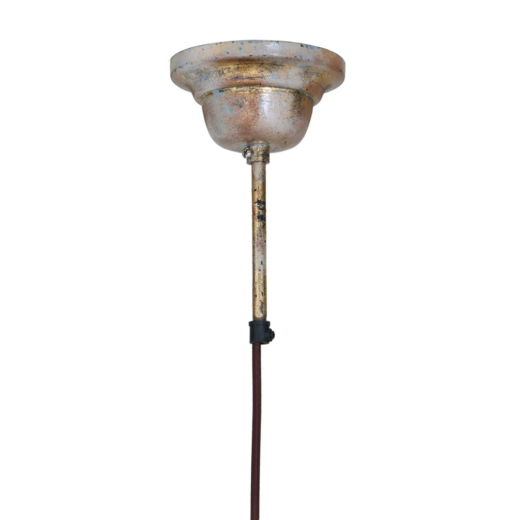 Lampada a sospensione Harlow in ferro bronzato