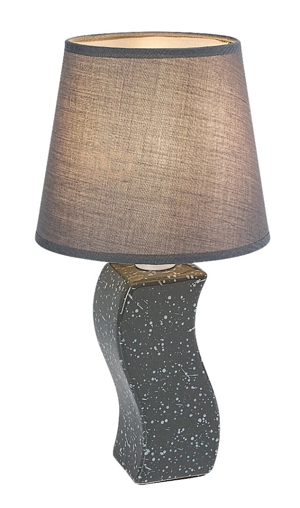 Lampada da tavolo Dayami ceramica grigio 1xE14 Rabalux