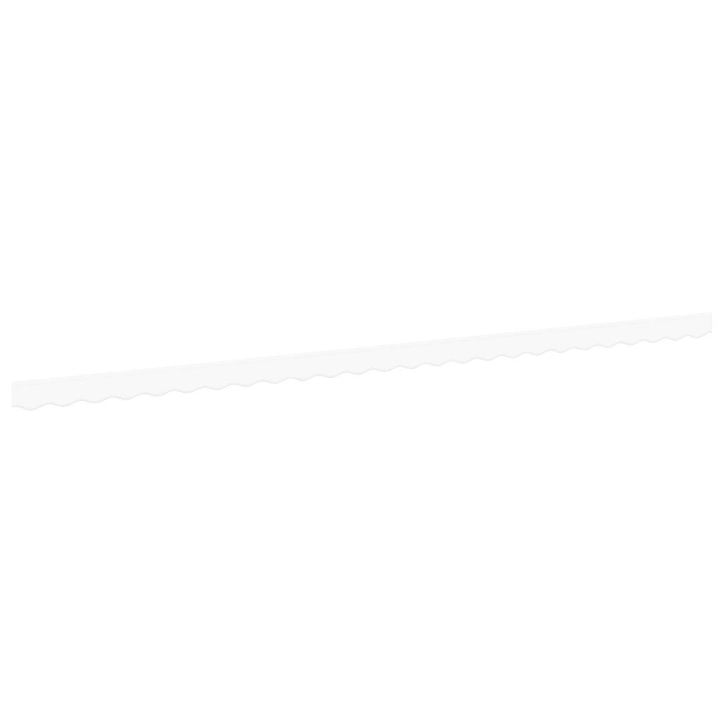 Tenda Valance per telaio di 6 m Bianco 5.8x0.2 m