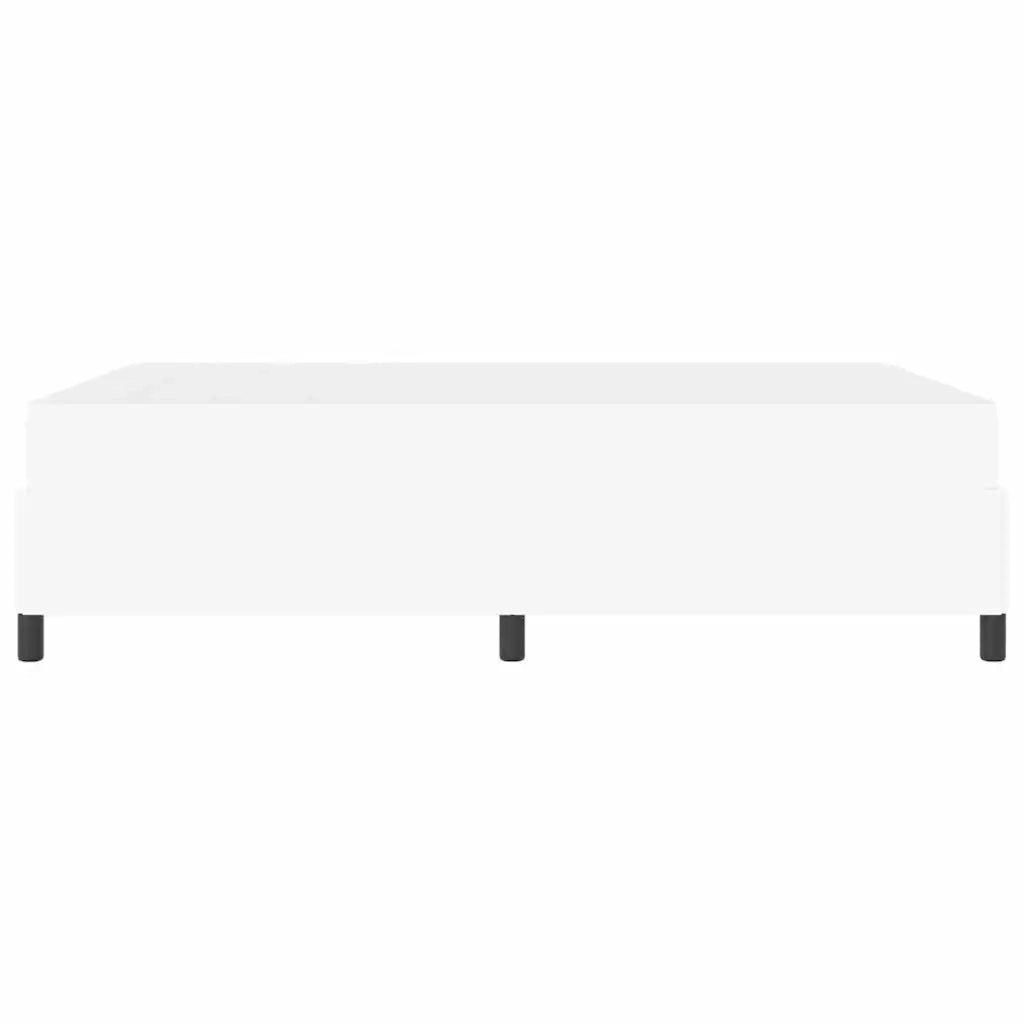 vidaXL Struttura letto con materasso con materasso Bianco 140 x 190 cm