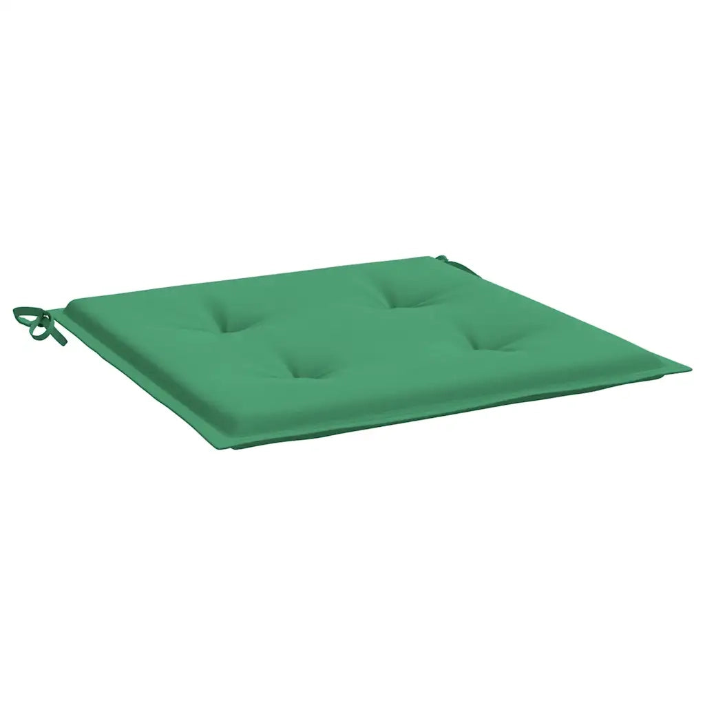 Cuscini per Sedia 6 pz | Cuscini per sedie Verdi 40x40x4 cm in Tessuto Oxford