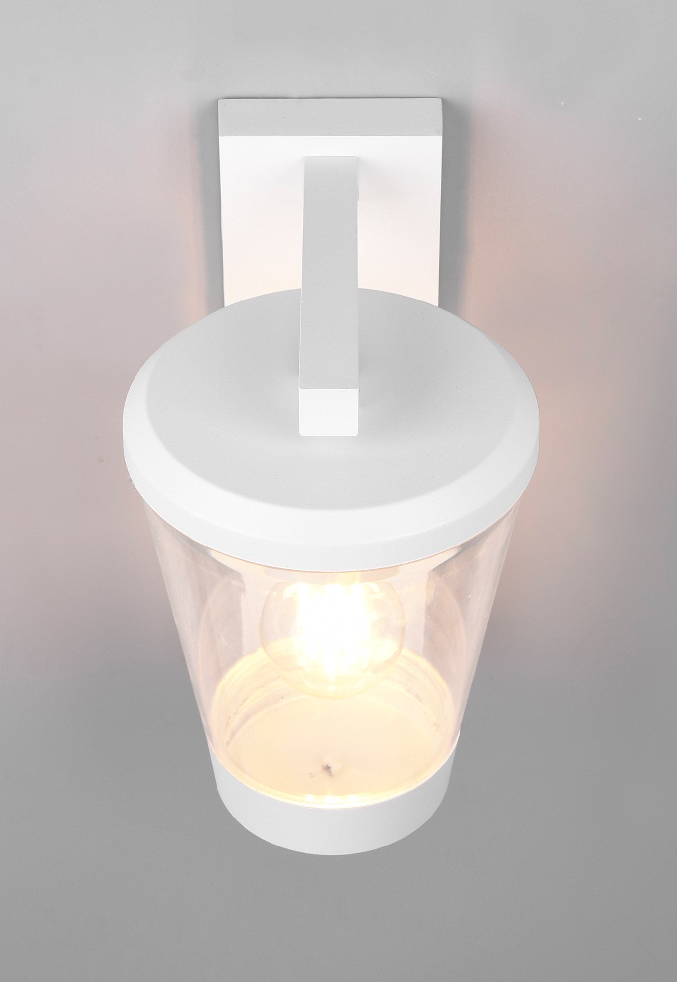 Applique da Esterno Attacco E27 in Alluminio Pressofuso Bianco Opaco