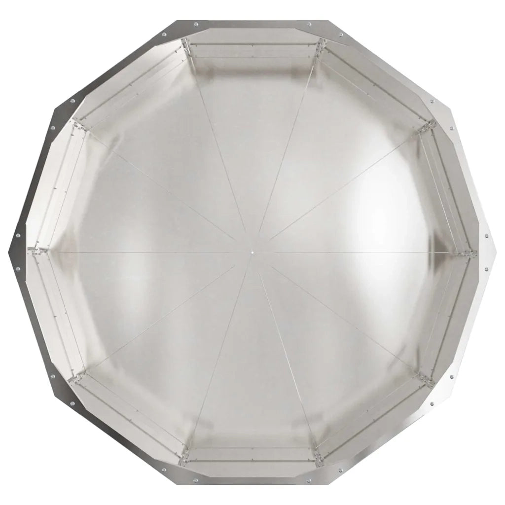 Fioriera | Cassetta per fiori | Vaso Argento 90 x 90 x 35 cm Acciaio inossidabile
