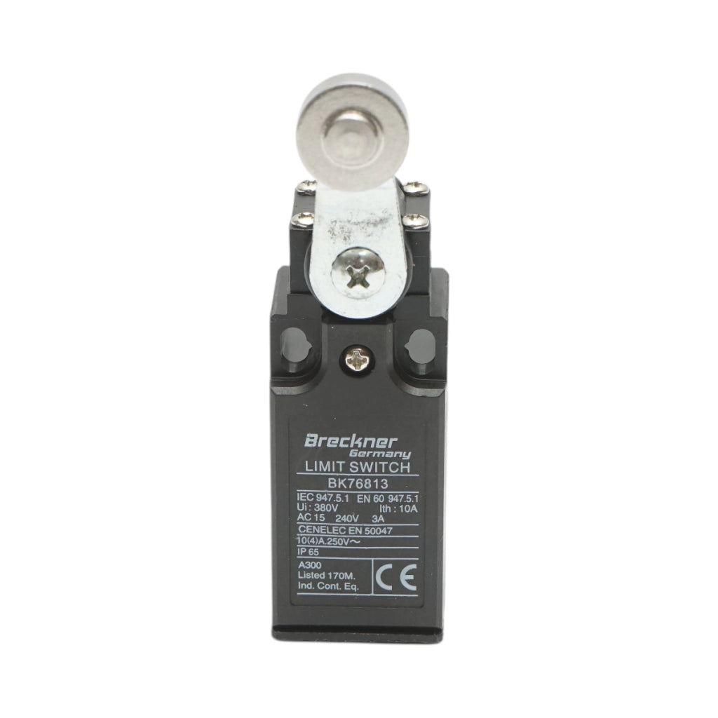 Finecorsa con attuatore a pistone e braccio corto regolabile 250V/380V, 10A IP65