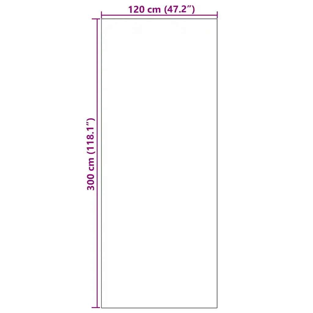 Zerbino | Tappetino Altro Nero 120 x 300 cm Poliammide e PVC