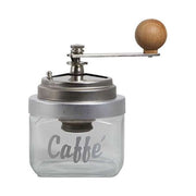 Ottinetti 8009137673974 Macina Caffe' a Manovella in Vetro con Tappo Integrato Capacita' 750 ml Materiale Vetro Acciaio Inox Alluminio colore Satinata