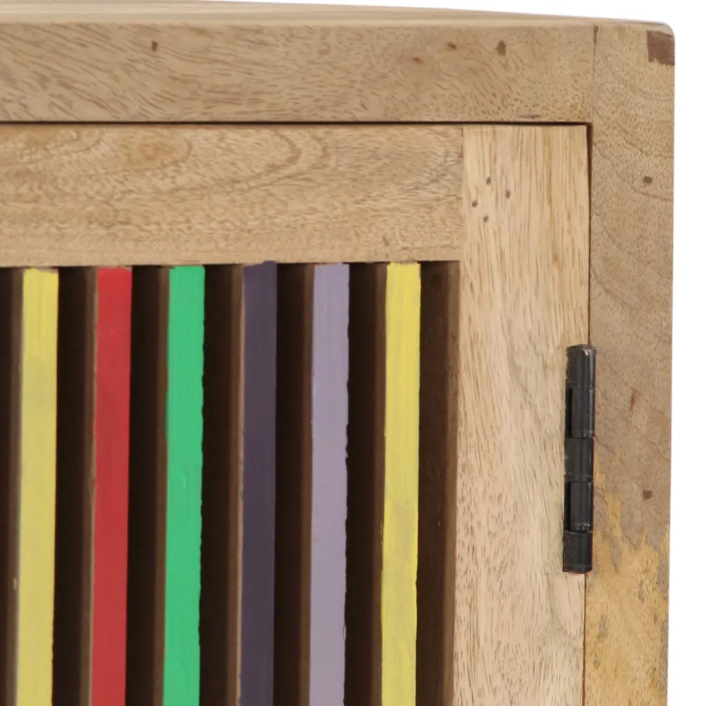 Credenza 100x30x75 cm in Legno Massello di Mango 249866