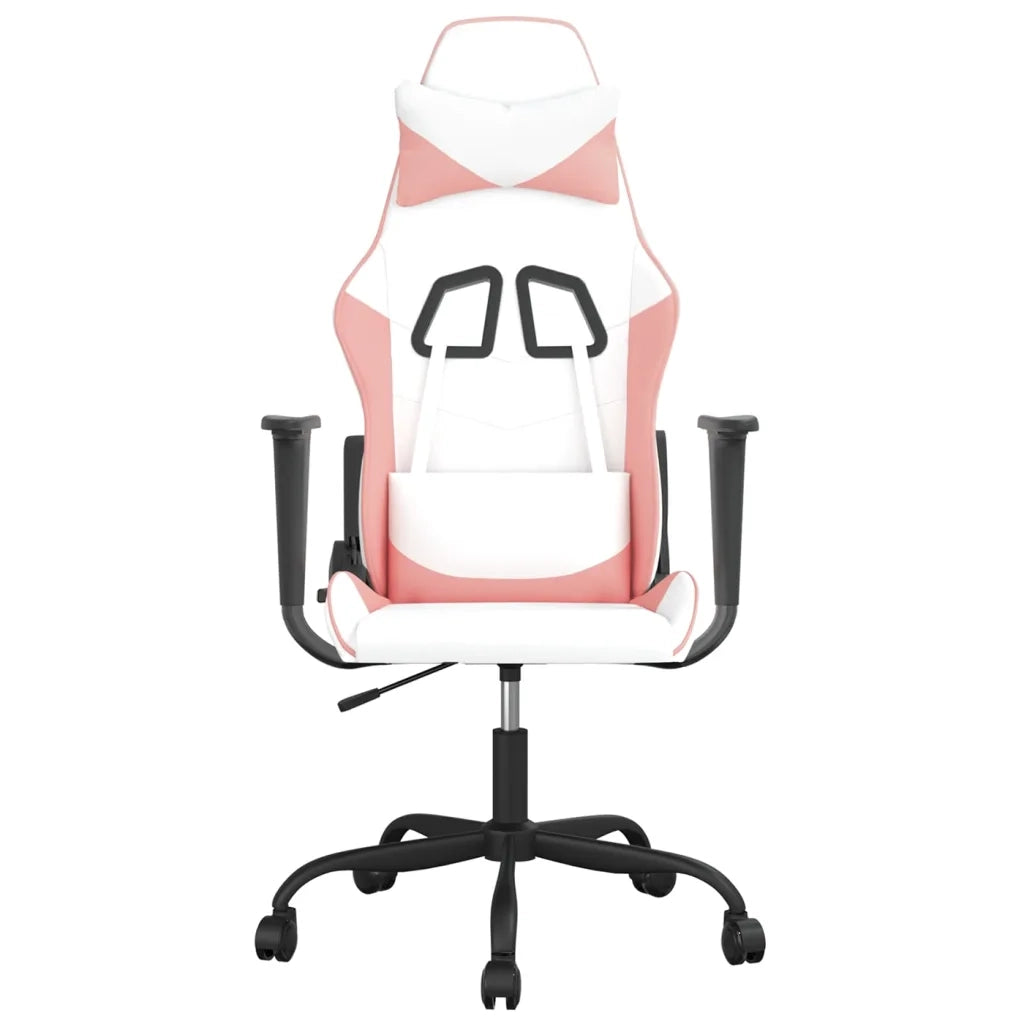 Sedia da Gaming Bianco e Rosa in Similpellecod mxl 75882