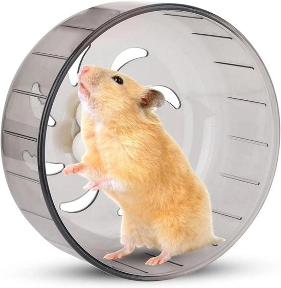 Ferro da Giro per Hamsters e Piccoli Animali di Compagnia - 13CM, Acrilico, Silenzioso e Lavabile