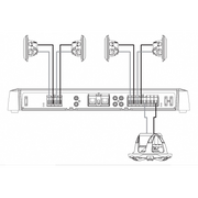 AMPLIFICATORE SG-DA51600 5 CANALI