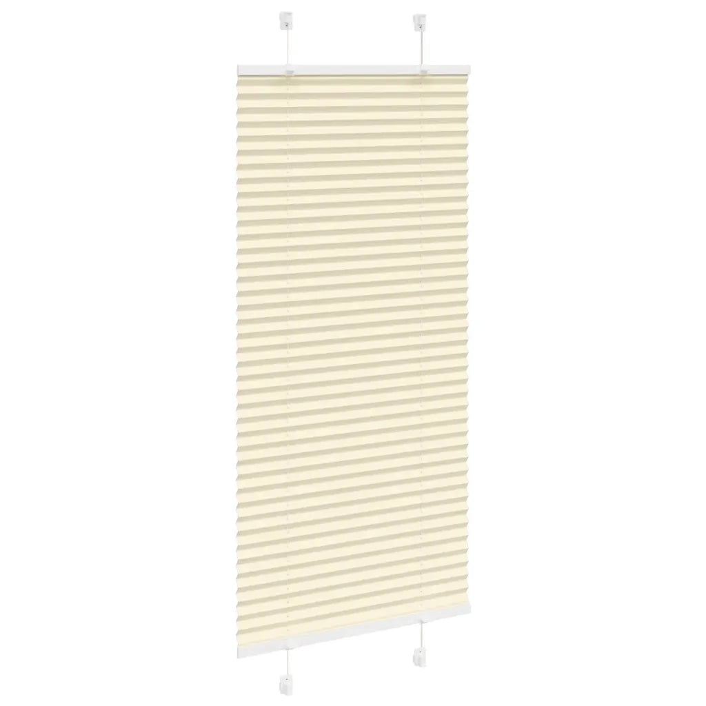 Tenda Plissettata Crema 55x150 cm Larghezza Tessuto 54,4 cm 4015287