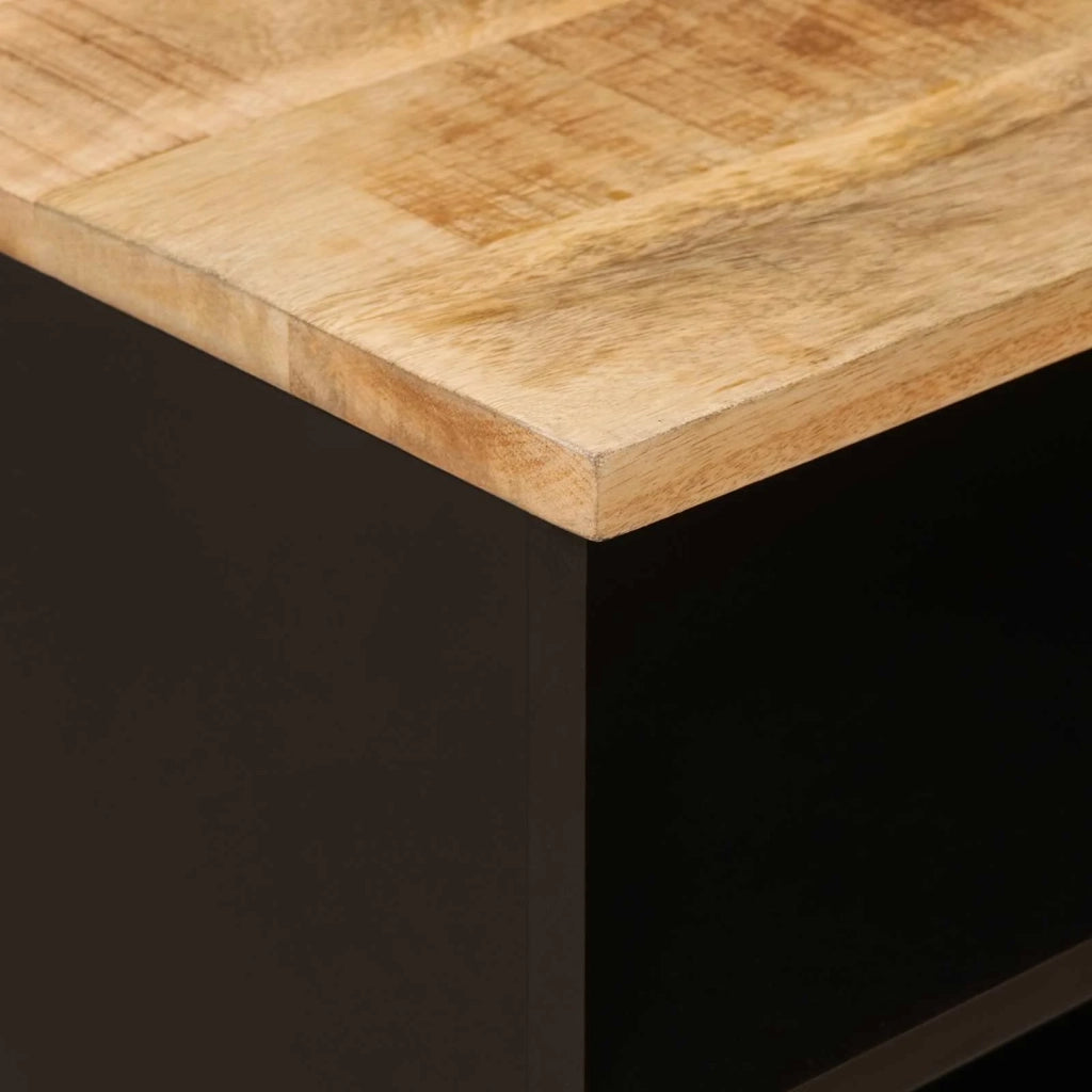 Mobile TV Marrone 80 x 33 x 46 cm Legno di mango massello 4018313
