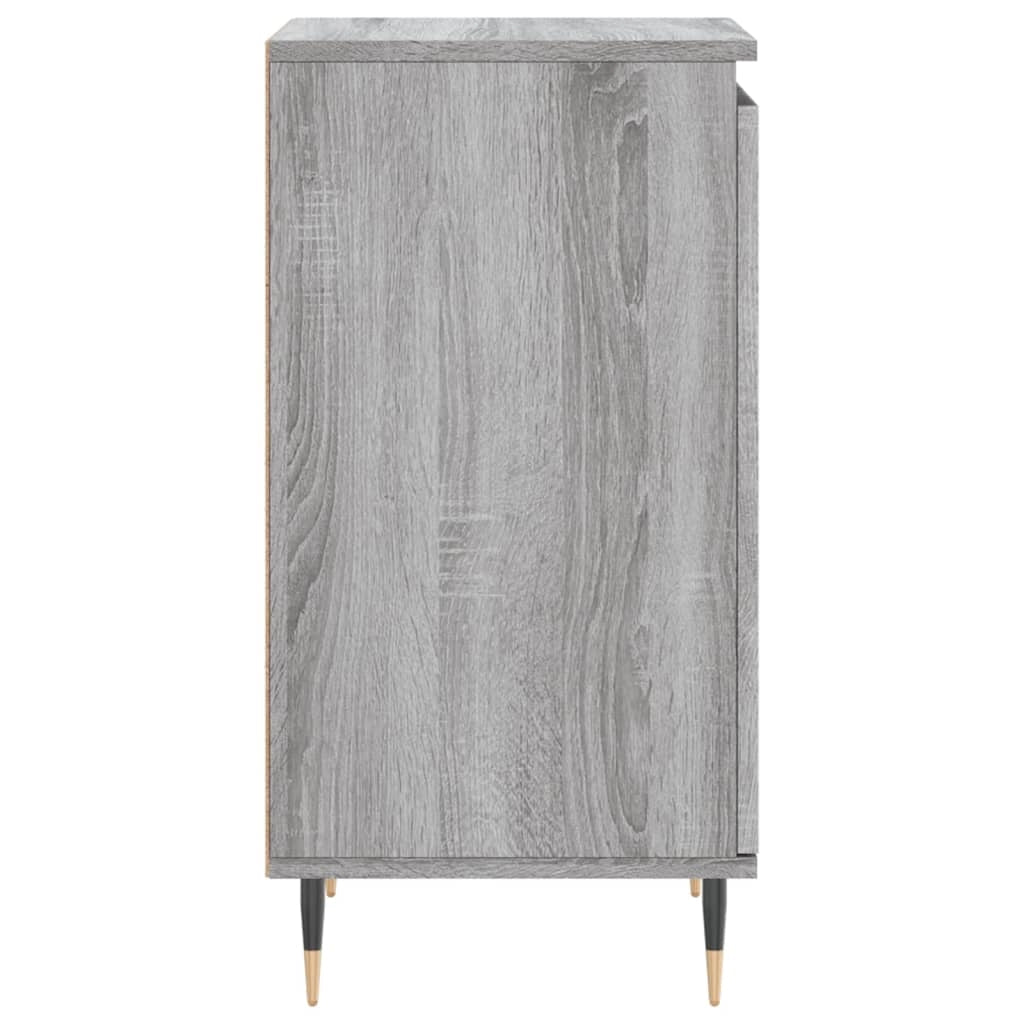 Buffet credenza cassettiera armadio mobile contenitore organizer cucina soggiorno Sonoma 40 x 35 x 70 cm legno ingegnerizzato grigio 02_0036359