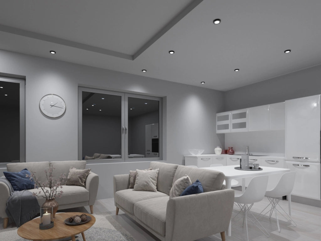 Faretto incasso soffitto Kanlux Morta 26715 nero GU10