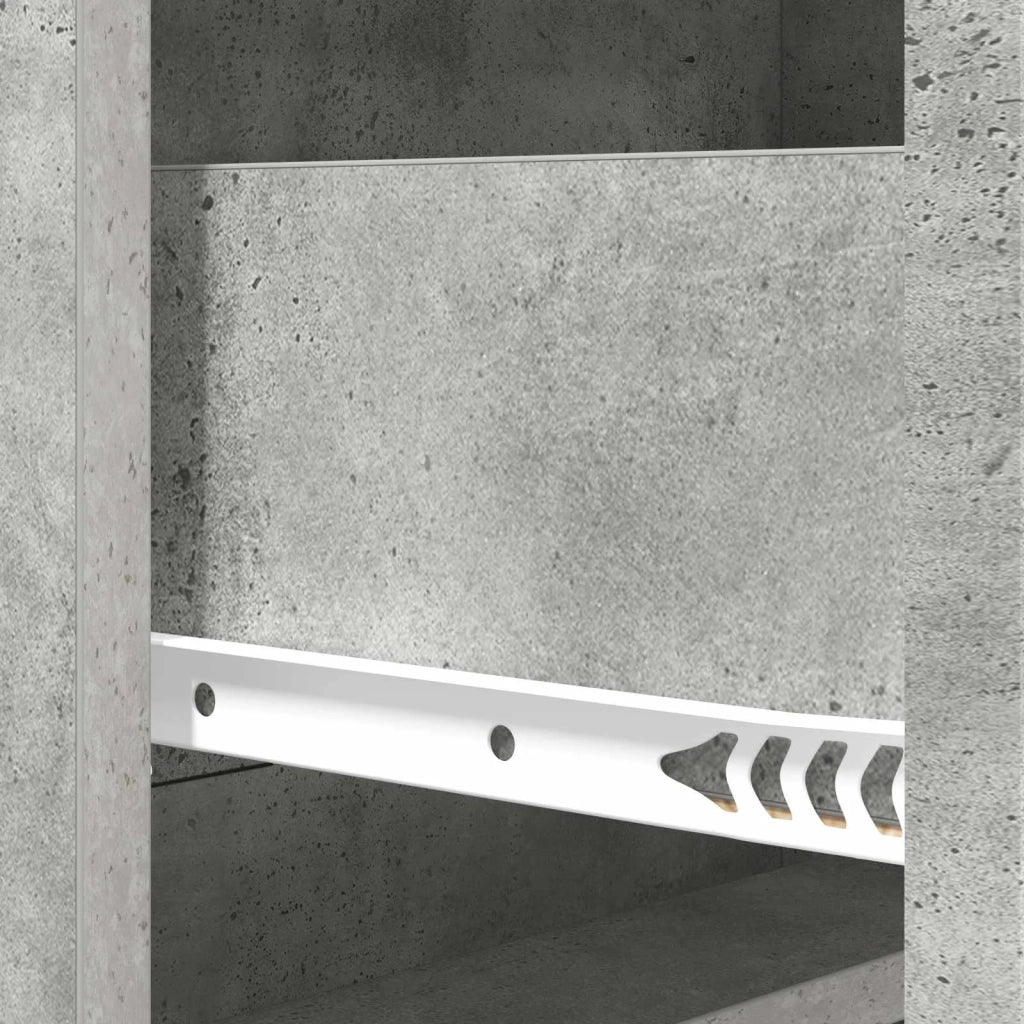 Mobile con Cassetti Grigio Cemento 66 x 34,5 x 92 cm