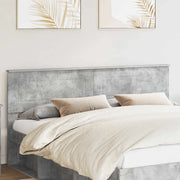 Testiera-Testata-Testiera Decorativa Grigio cemento 200 cm Legno multistrato 851079