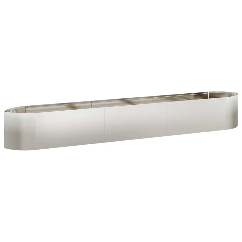 Letto rialzato da giardino Acciaio Inox 300 x 40 x 40 cm 8011730