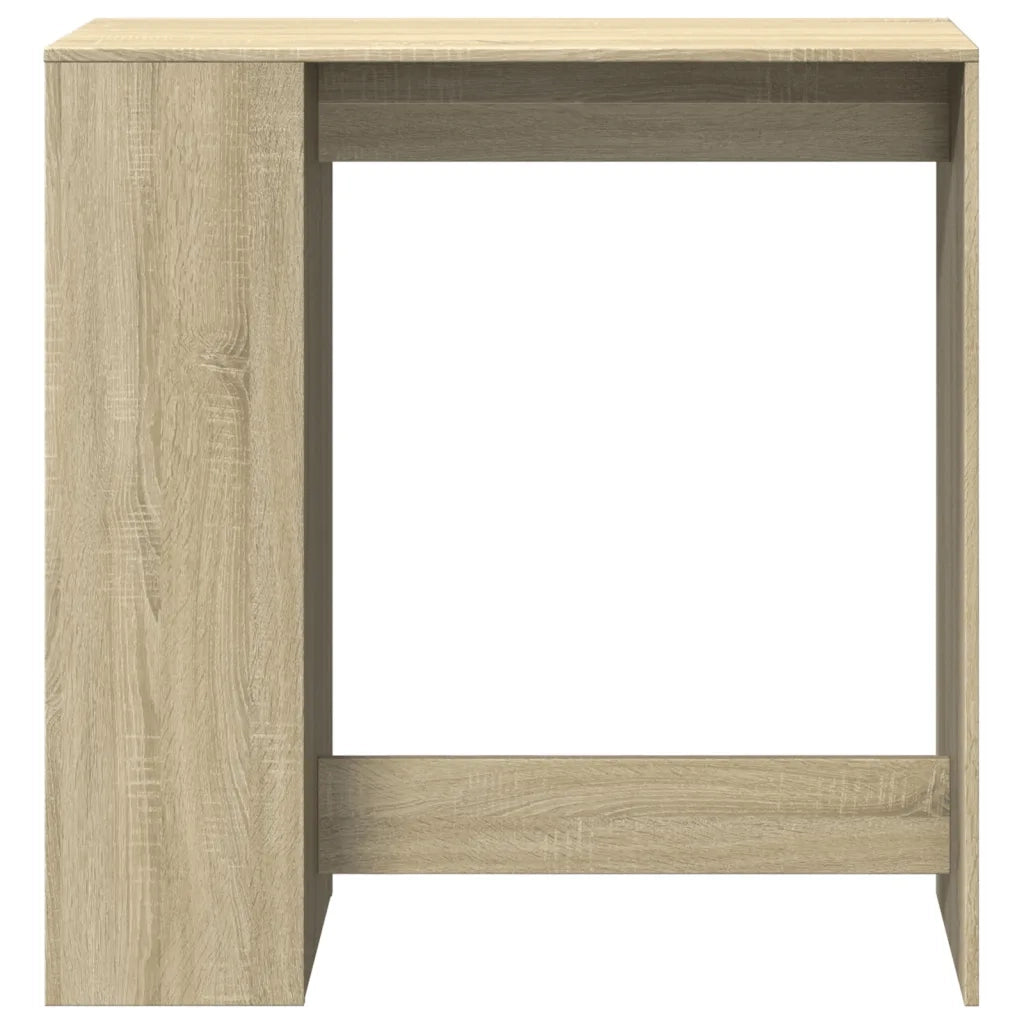 Tavolo Bar con Rastrelliera Sonoma 101x40x103,5 cm Multistrato