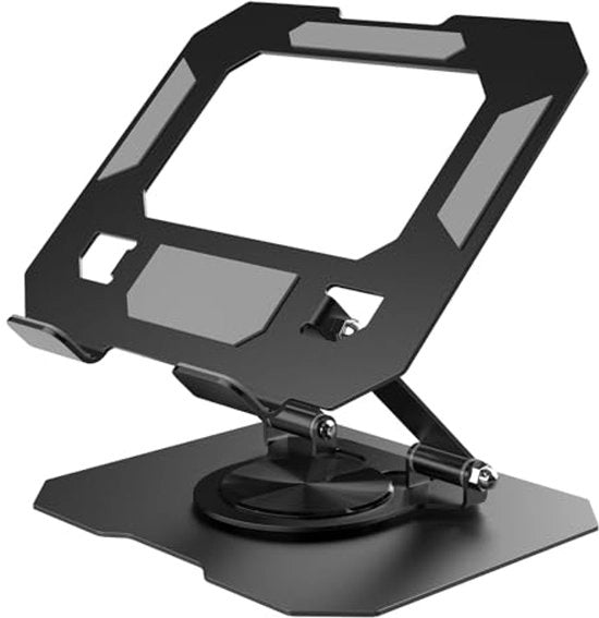 Supporto Portatile per Tavolo 360° - Ospite per iPad Ripiegabile per Ufficio - Supporto Monitor Girevole per Tablet, Telefoni Cellulari e Switch.