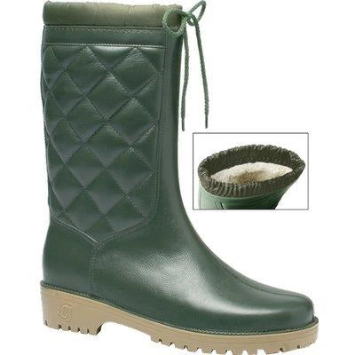 STIVALE PVC IMBOTTITO CARRARMATO WALENKY MA-CRI - VERDE 39- 1 paia