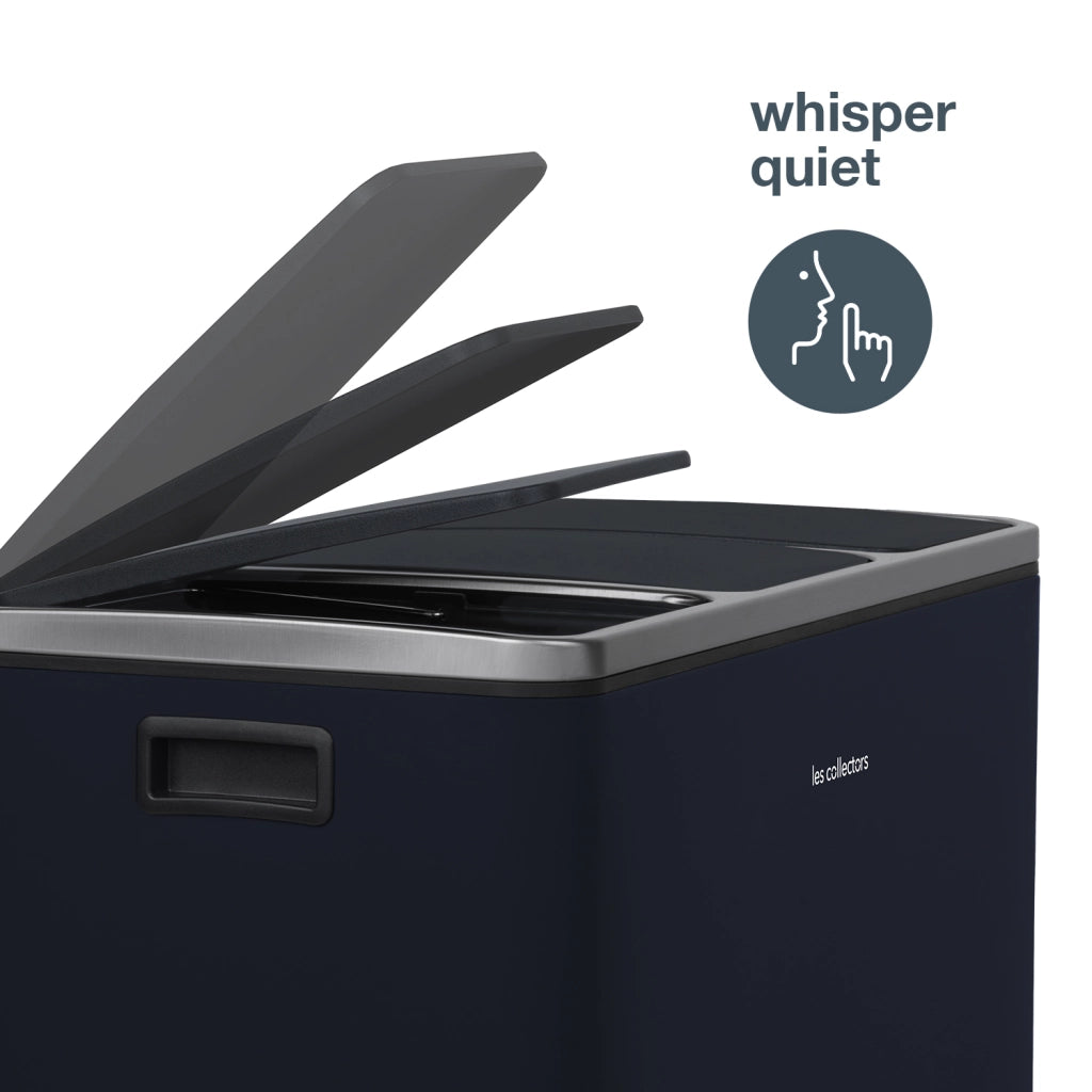 Pattumiera per differenziata 3x18L blu