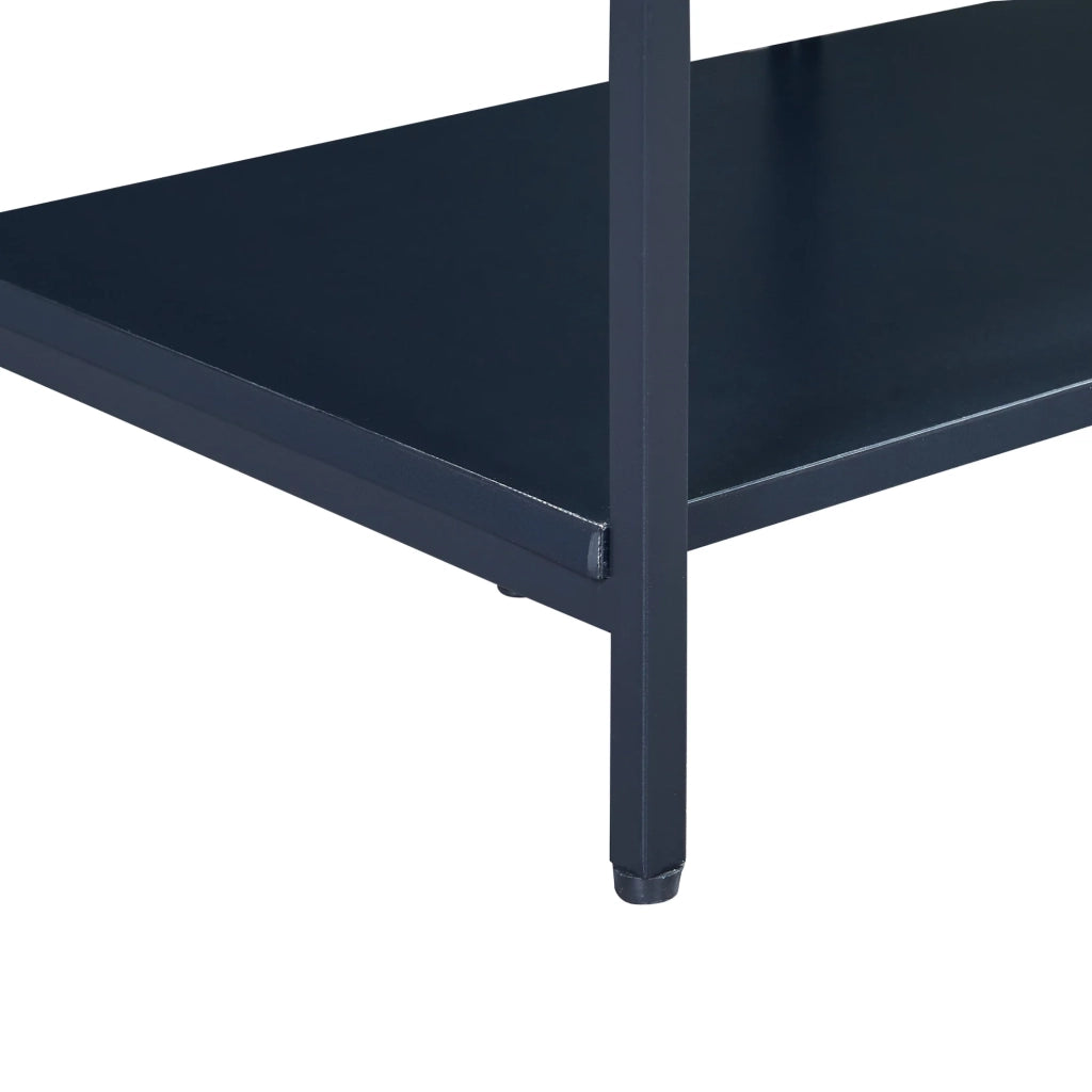 Scaffale dal design senza tempo per soggiorno/camera da letto mobile contenitore indipendente 180 x 120 x 33 cm nero 03_0011151