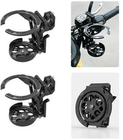 2 pezzi - Contenitore di carburante pieghevole universale - Supporto per manubrio del drink - Supporto per carburante regolabile - Adatto per motori - bicicletta - ATV - UTV - sedia a rotelle e sedia a rotelle