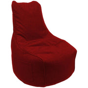 Poltrona Sacco In Tessuto Rosso Milly 65*65*95cm
